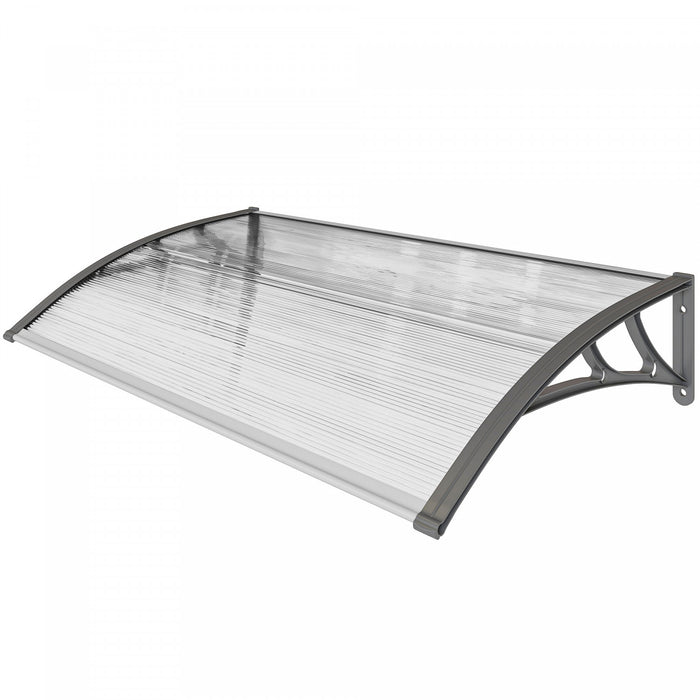 Outsunny Window Awning Door Canopy, Sun Shelter, Clear