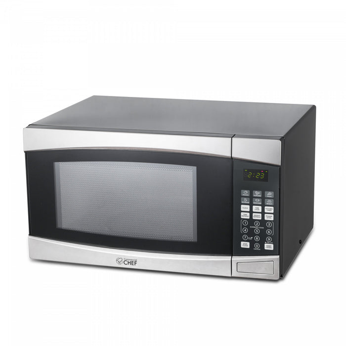 CHM Series Commercial Chef 1.4 Cu. Ft. Countertop Microwave Oven, CHM14110S6C Countertop Microwave Larger 1cuft