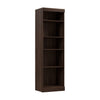 Bestar Pur 25\" Closet Organizer - Black Walnut