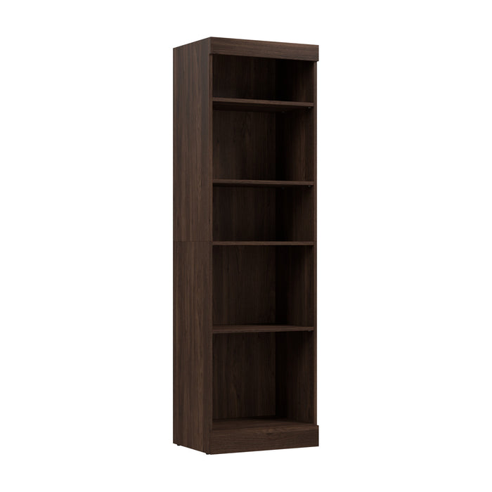 Bestar Pur 25\" Closet Organizer - Black Walnut