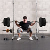 Soozier Adjustable Barbell Weight Set with Curl Bar for Home Gym, 50LBS