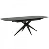 Trevin 70-94 in. Extendable Dining Table with Metal Legs (Seats 6-8) | Table de salle a manger extensible Trevin de 70 a 94 po avec pieds en metal (6 a 8 places)