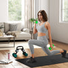 Soozier 40 LBS Hex Dumbbell Set, Adjustable Dumbbells with Vertical Rack