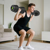 Soozier Adjustable Dumbbell Set, 3 in 1 Weights Set for Home Gym, 66lb