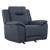 Sutton 42 in. Upholstered Power Rocker Recliner - Blue | Fauteuil bercant inclinable electrique Sutton de 42 po rembourre - Bleu