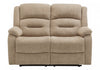 MONARCH SPECIALTIES 2-SEATER POWER RECLINING LOVE SEAT, 50" WIDE, USB PORT INCLUDED, BEIGE FABRIC RECLINER | MONARCH SPECIALTIES CAUSEUSE REMBOURRE 2 PLACES INCLINABLE ELECTRIQUE, 50"L, PORT USB INCLUS,TISSU BEIGE
