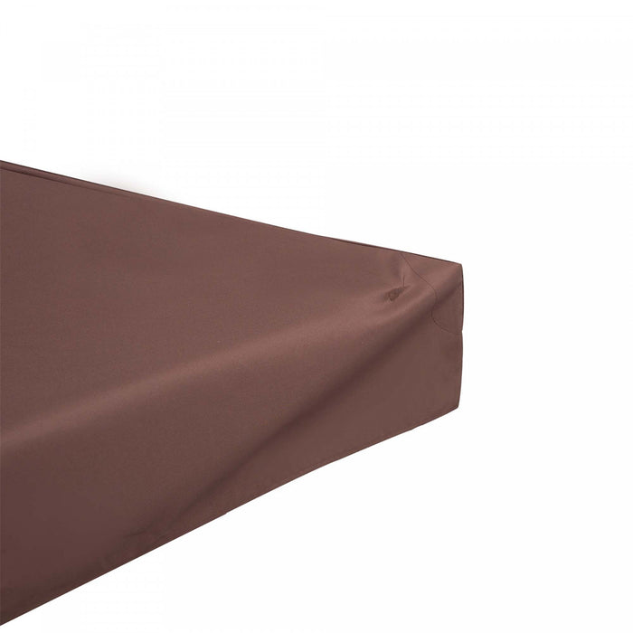 Outsunny 13.1' X 9.8' Gazebo Replacement Canopy 2 Tier Top Uv Cover Pavilion Garden Patio Outdoor, Coffee (top Only)