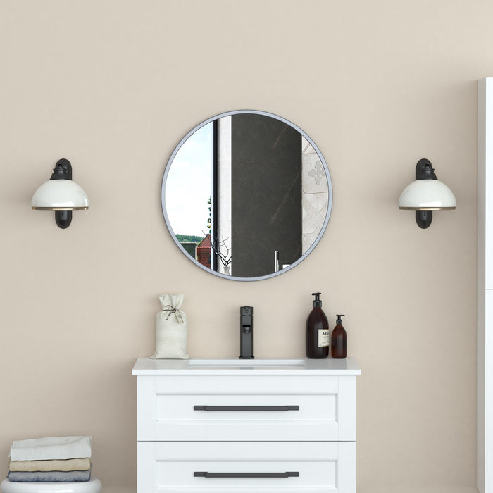 Halpert Silver 24\" Mirror
