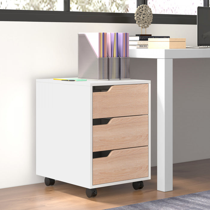 Homcom 3 Drawer File Cabinet
