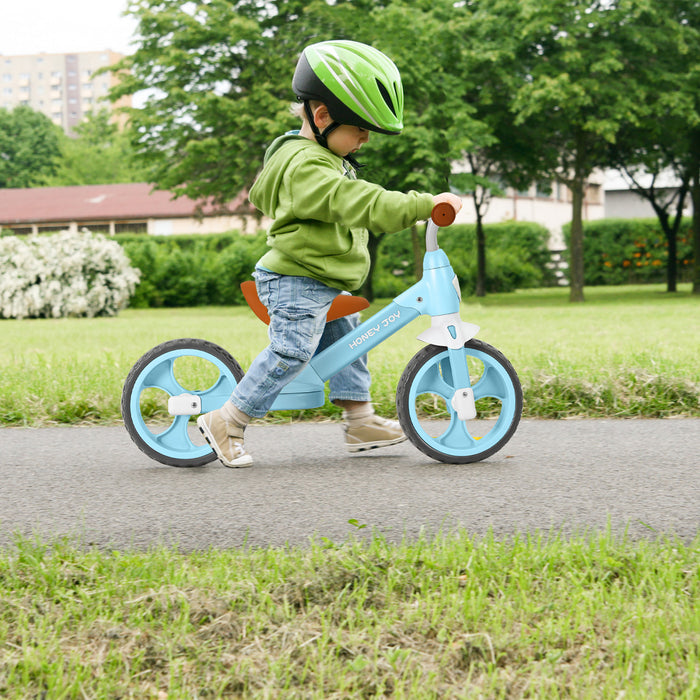 Honey Joy Kids Balance Bike Toddler Training Bicycle W/ Feetrests For 2-5 Years Old Blue