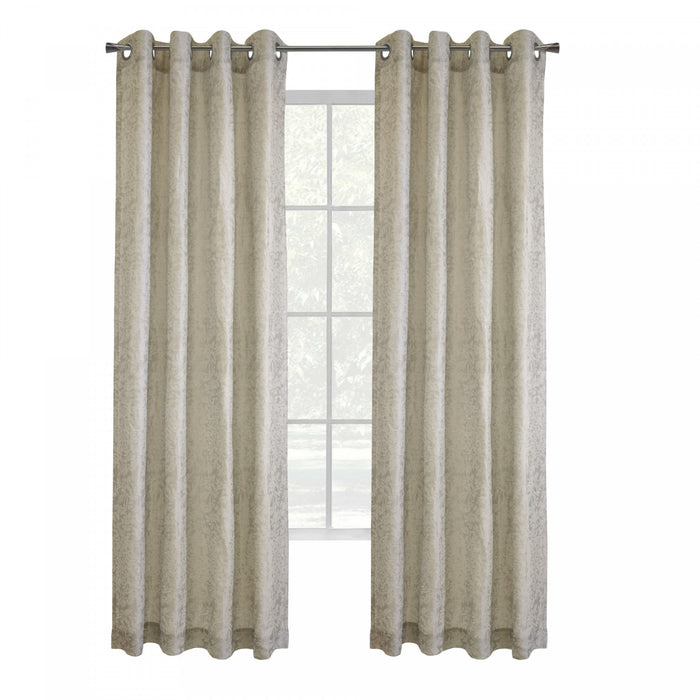 Habitat Martina Silver Light Filtering Grommet Curtain Panel - 52 x 84