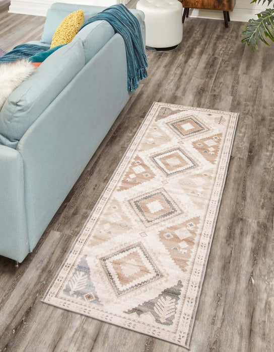 Lia Ivory Runner Area Rug - 2'8\" X 8'2\"  