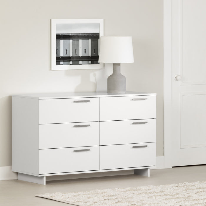 Cavalleri 6-drawer Dresser - Pure White