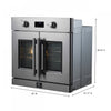 Forno Asti 30" French Door Electric Wall Oven in Stainless Steel, 3.68 cu. ft. - FBOEL1333-30 | Four mural electrique a porte francaise Asti 30 po, acier inoxydable, 3,68 pi³ - FBOEL1333-30