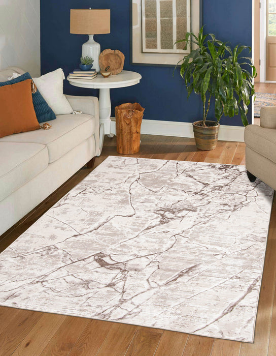 Helix Ivory Area Rug - 5'0\" X 8'0\"  