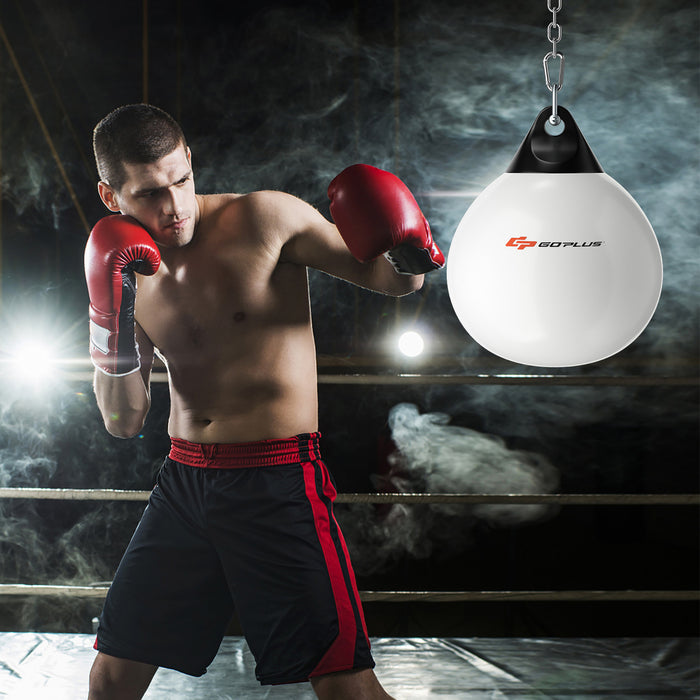 Goplus 18\" 110lbs Heavy Water Filled Punching Aqua Training Boxing Bag Home Gym Hook