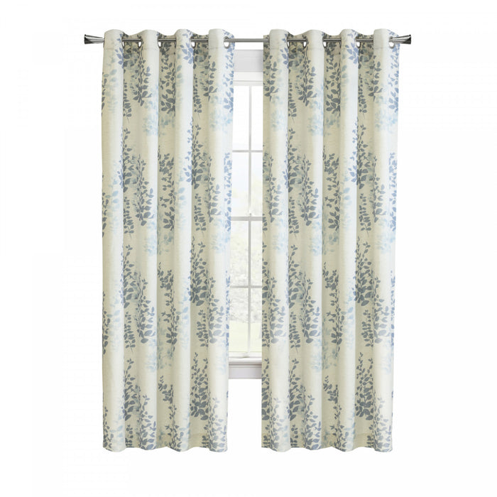 Habitat Lana Blue Light Filtering Grommet Curtain Panel - 50 x 95