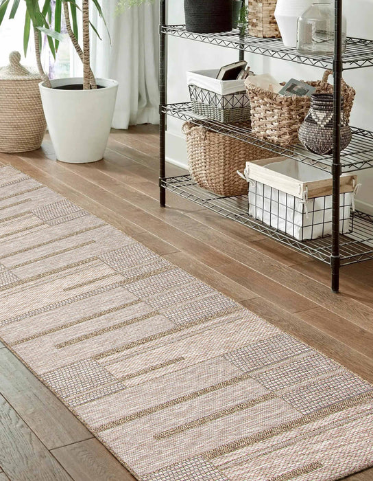 Atlas Taupe Area Rug - 2'8\" x 8'2\"