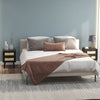 HOMCOM Boho Design Nightstand Set of 2 with 2 Drawers for Living Room