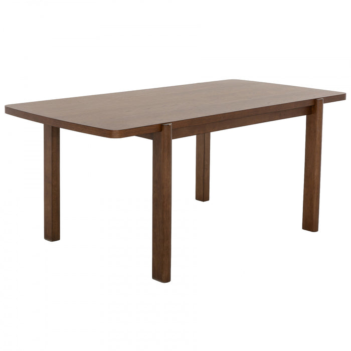Merrick 6-Piece Rectangular Wood Dining Set with Bench (Seats 6)
