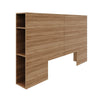 Nordika Marconi Queen Headboard - Brown Oak