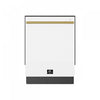 Forno Romano 24 in. Built-In Tall Tub Dishwasher in White, Top Control, 52 dBA - FDWBI8035-24WHT | Lave-vaisselle encastrable Romano de 24 po, blanc, commandes sur le dessus, 52 dBA – FDWBI8035-24WHT