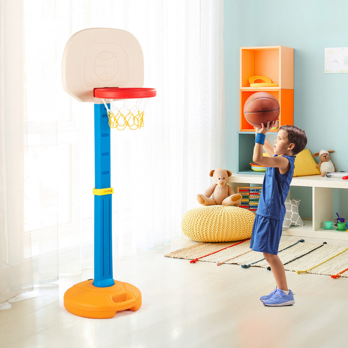 Costway Kids Basketball Hoop Stand Adjustable Height Indoor Outdoor Sports Game Toy