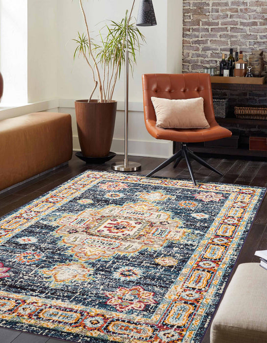 Lotus Navy Rug 8'0\" x 10'0\"