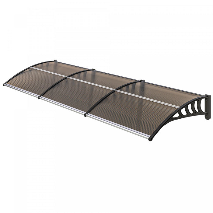 Outsunny Window Awning Door Canopy, Front Door Outdoor Patio Cover