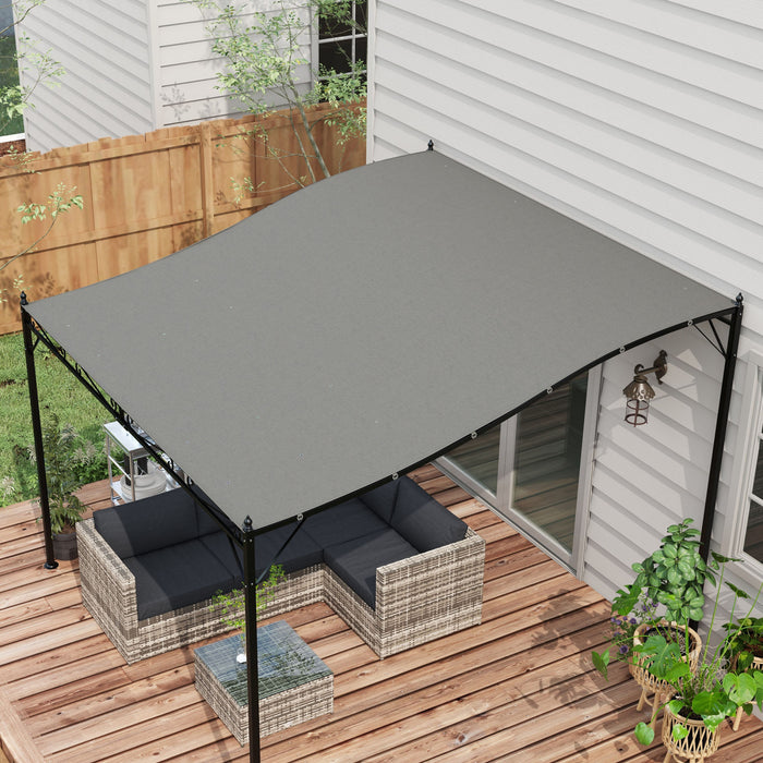 Outsunny Replacement Pergola Canopy For Outsunny 84c-038 Series, Dark Grey