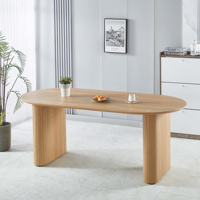 Lucas Extendable Dining Table,Oak