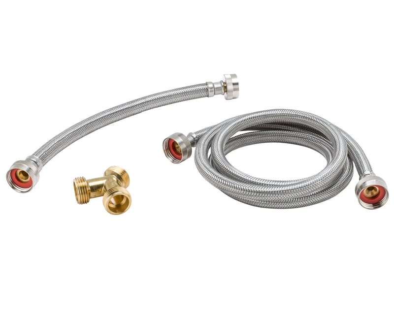 Frigidaire 5' Stainless Steel Steam Dryer Hose Kit - 5304507961