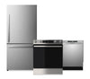 Hisense 3-Piece Kitchen Appliance Package – Titanium and Stainless Steel - HI08KPK3 | Ensemble de 3 électroménagers Hisense pour la cuisine - titane et acier inoxydable - HI08KPK3