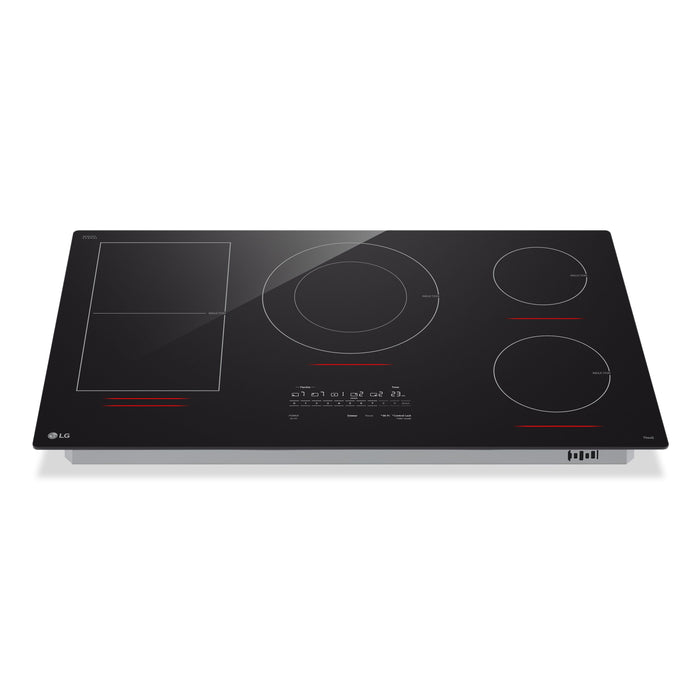 LG 36” Smart Induction Cooktop with UltraHeat™ 5.0kW Element – Black - CBIH3617BE