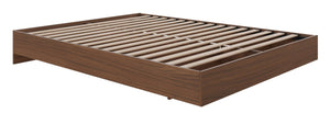 Nordika Queen Platform Bed - Walnut