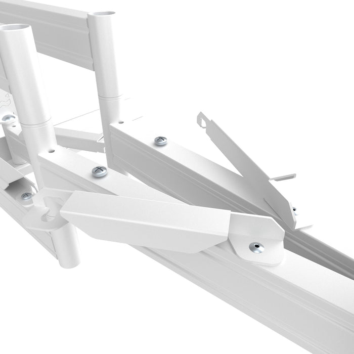 Kanto PDX650W Full Motion TV Wall Mount for 40\" - 90\" TVs, White Tv Mount