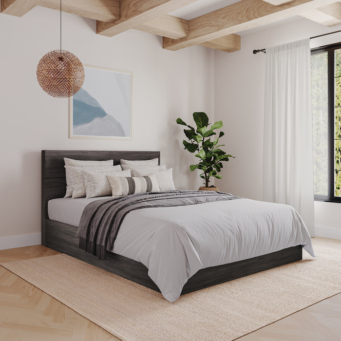 Nordika Full Panel Headboard - Grey