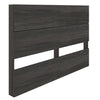 Nordika Queen Panel Headboard - Bark Grey