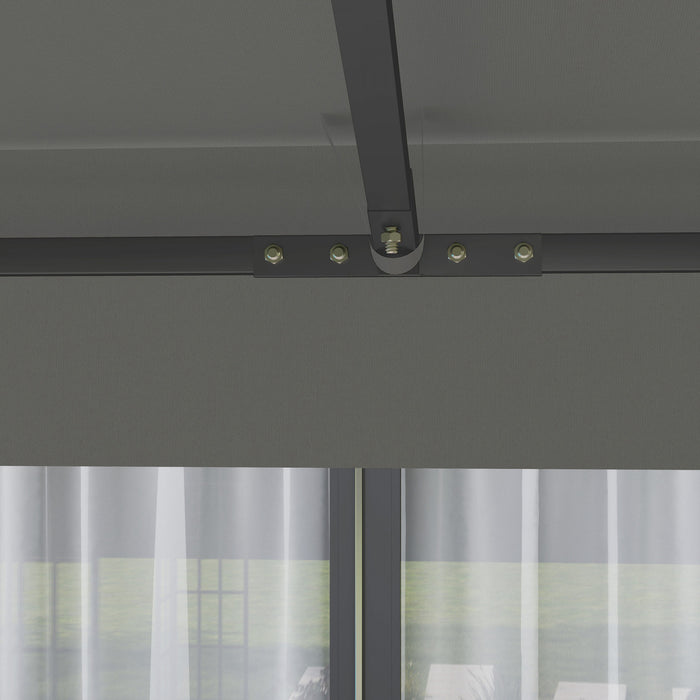 10' X 10' Double Tier Gazebo Replacement Canopy Cover, Upf30+, Grey