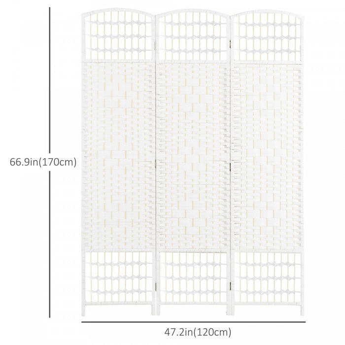 Homcom Folding Room Divider 5.6 Ft Privacy Screen Panel