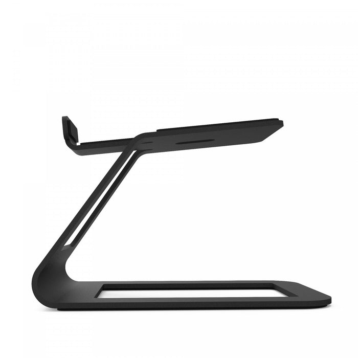 Kanto SE4 Elevated Desktop Speaker Stands for Midsize Speakers - Pair, Black