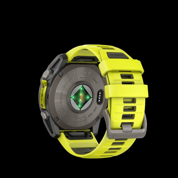 Garmin Fēnix 8 Solar Sapphire Smartwatch 51mm - Gps, Compass, Gyroscope And Barometric Altimeter 