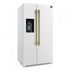 Forno Salerno 36-inch Side-by-Side Refrigerator in White, 20 cu.ft. - FFRBI1844-36WHT | Refrigerateur cote a cote Salerno de 36 po, blanc, 20 pi³ – FFRBI1844-36WHT