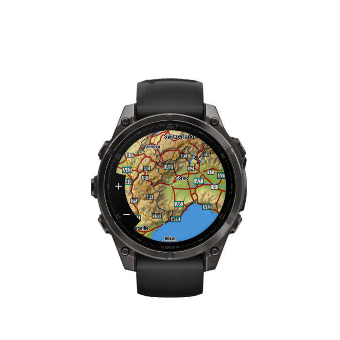 Garmin Fēnix 8 Amoled Sapphire Smartwatch 47mm - Gps, Compass, Gyroscope And Barometric Altimeter 