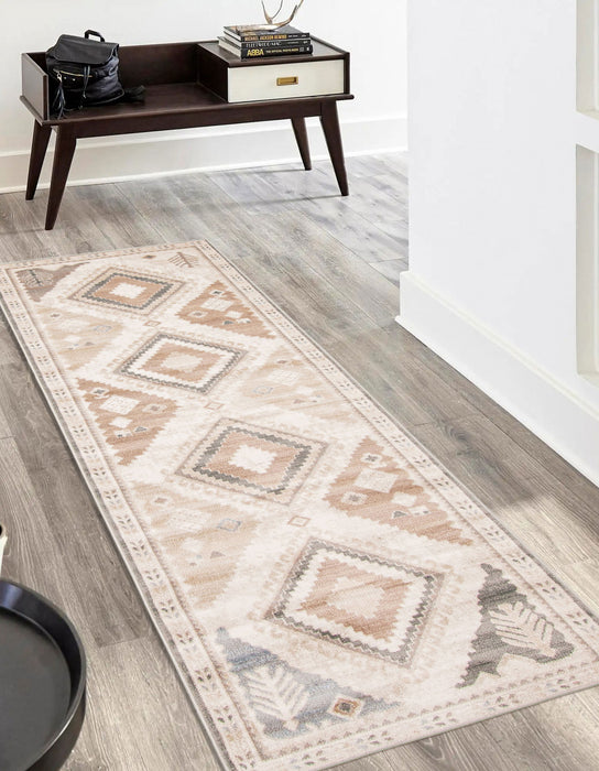 Lia Ivory Runner Area Rug - 2'8\" X 8'2\"  