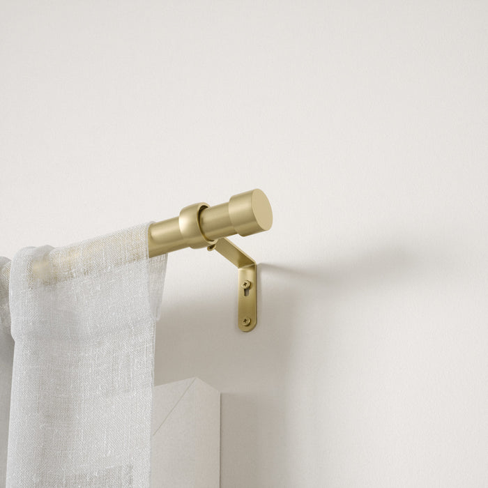 Umbra Cappa Gold Expandable 1\" Curtain Rod - 66\"-120\" 