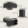Outsunny 12PCS Pergola Brackets Kit for 4x4 (Actual 3.6x3.6 inch) Lumber