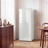 HOMCOM 7.0 Cu.Ft Upright Freezer, Compact Stand Up Freezer for Home, White