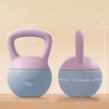 Soozier 18 lb Soft Kettlebell, Sand Filled Weight with Grip Handle, Solid Kettlebell Weight for Full Body Workout and Strength Training, Home Gym Equipment, Purple