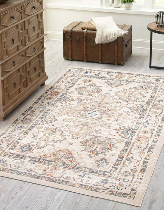 Rococo Ivory Area Rug - 8'0\" X 10'0\"  